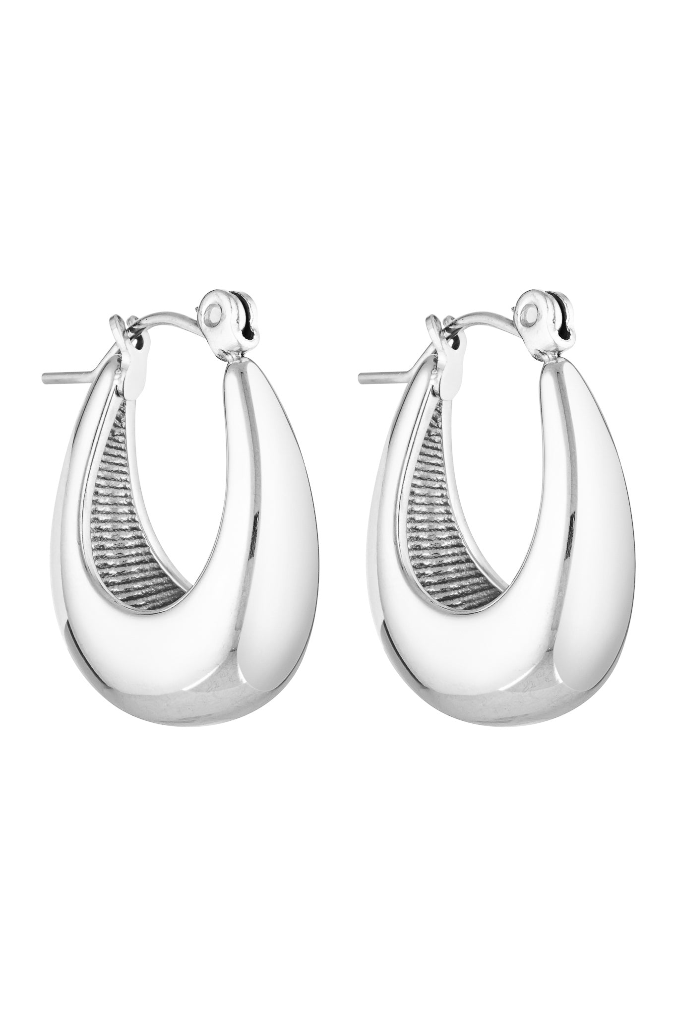 Tear Drop Earrings - White Gold - Exclusive