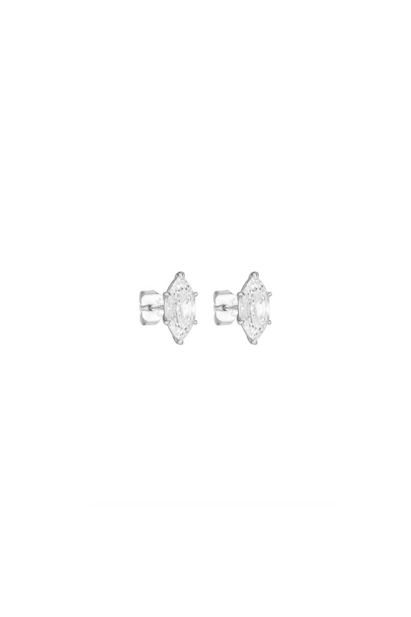 Porter Jewellery | Sterling Silver | Marquise Studs 0.5CT