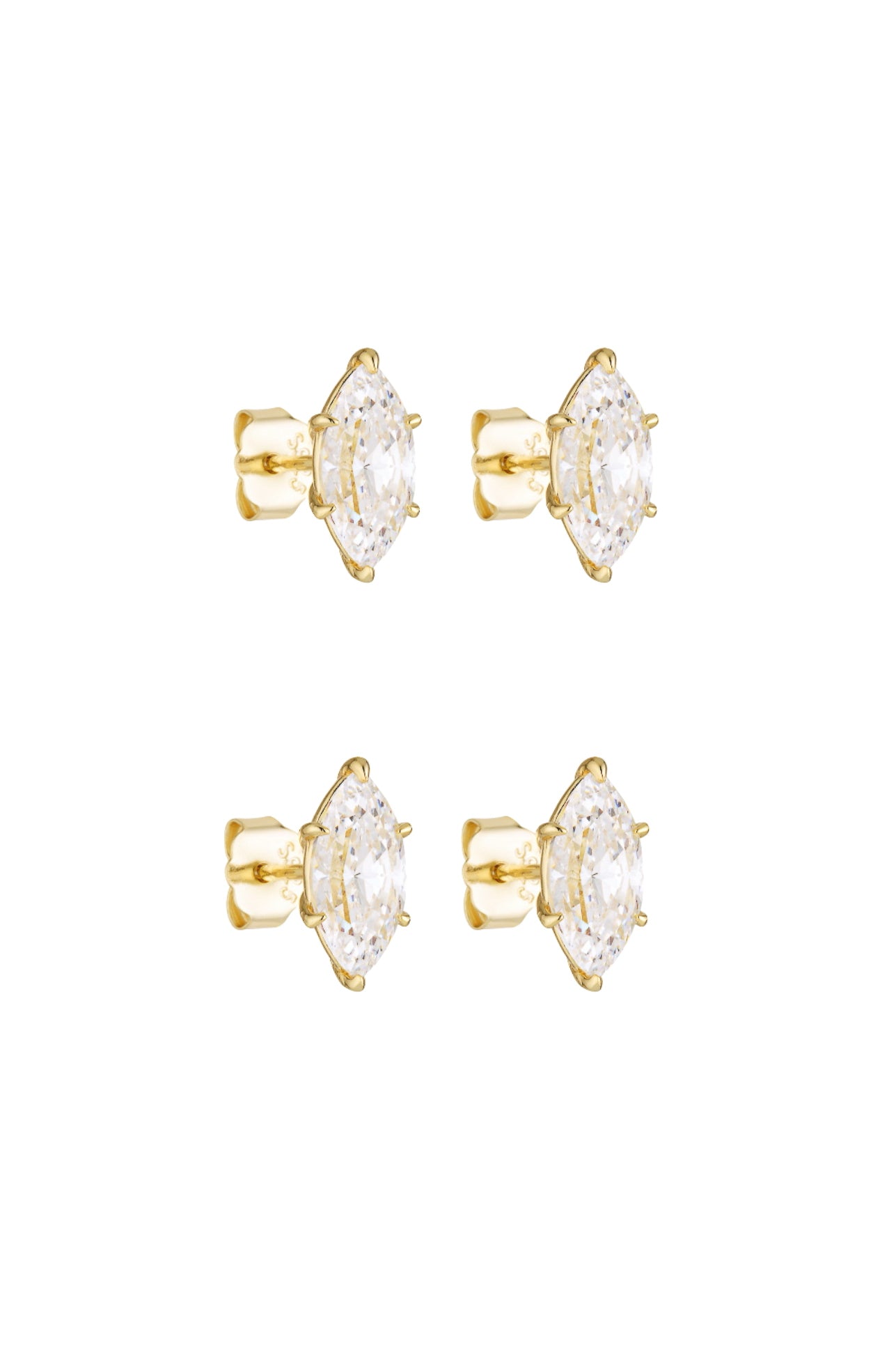 Marquise Studs 1CT Set