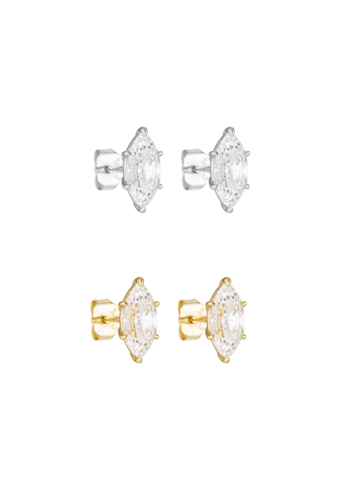 Porter Jewellery | Sterling Silver | Marquise Studs 1CT Set