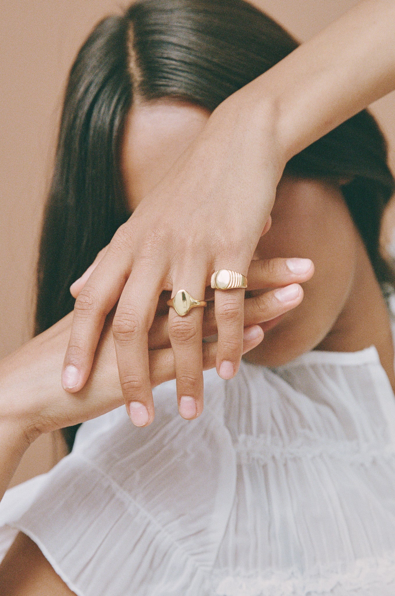 Porter Jewellery | 18k gold Vermeil | Egg Signet Ring Nonno Pinky Signet