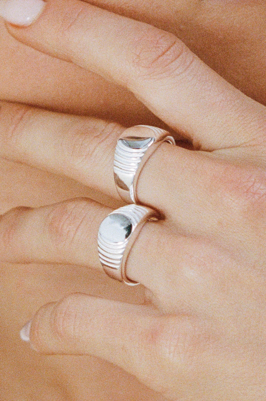Nonno Signet Ring - White Gold