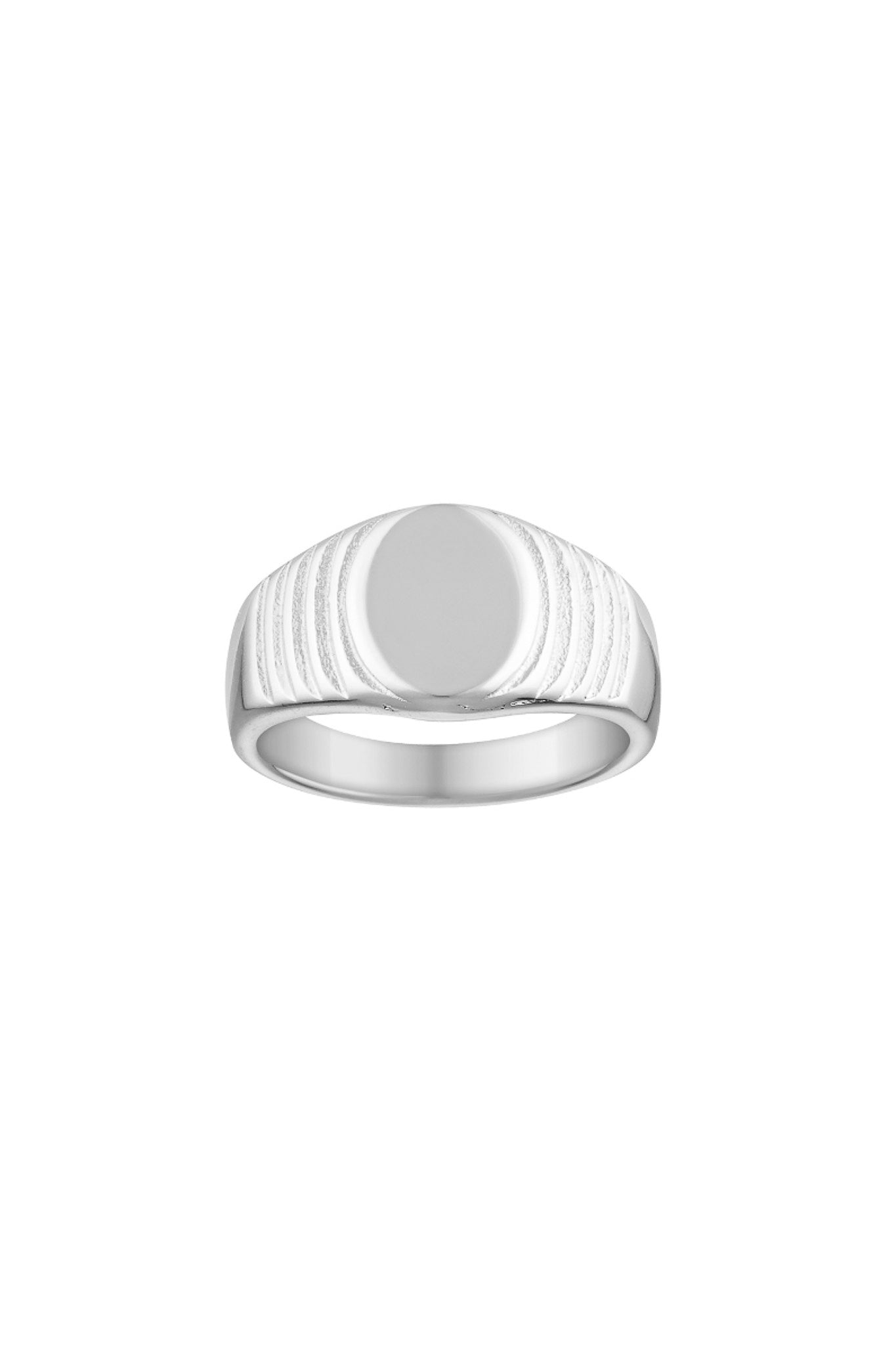Nonno Signet Ring - White Gold