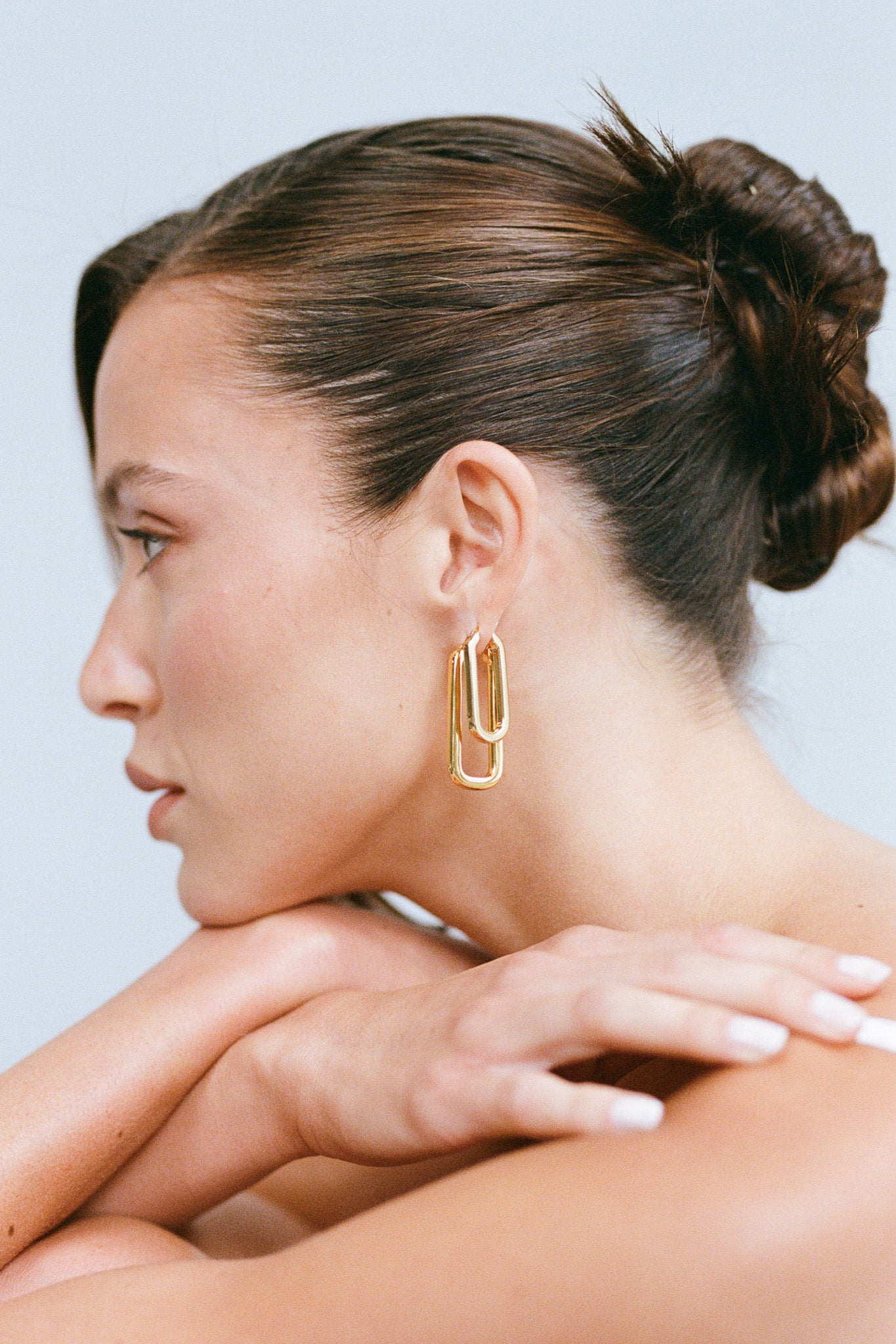 Porter Jewellery | 18k Gold Vermeil | Baby Oval hoops