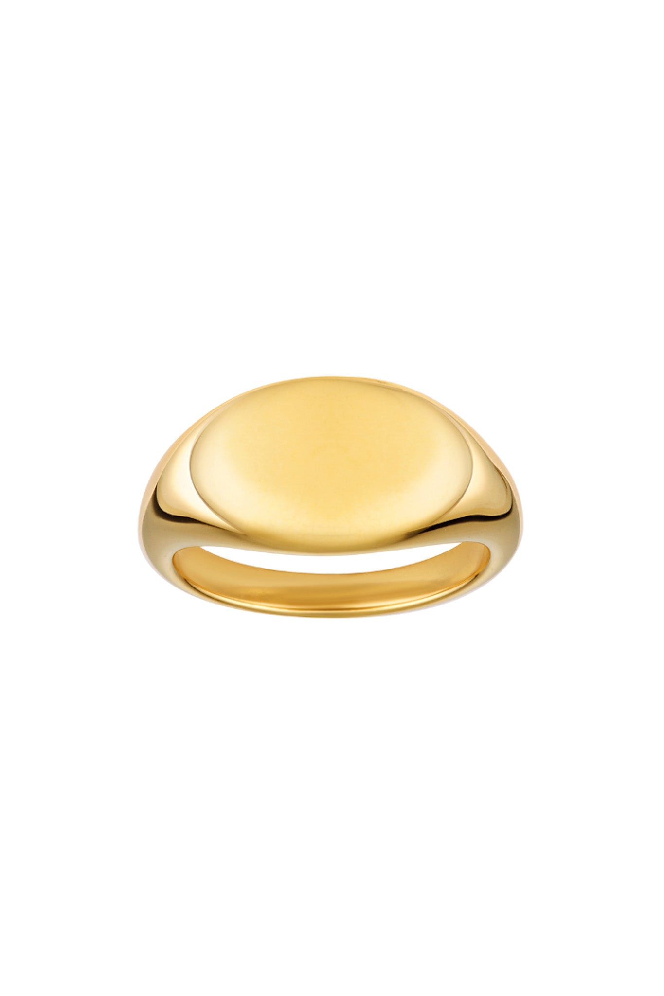 Oval Signet Pinky Ring
