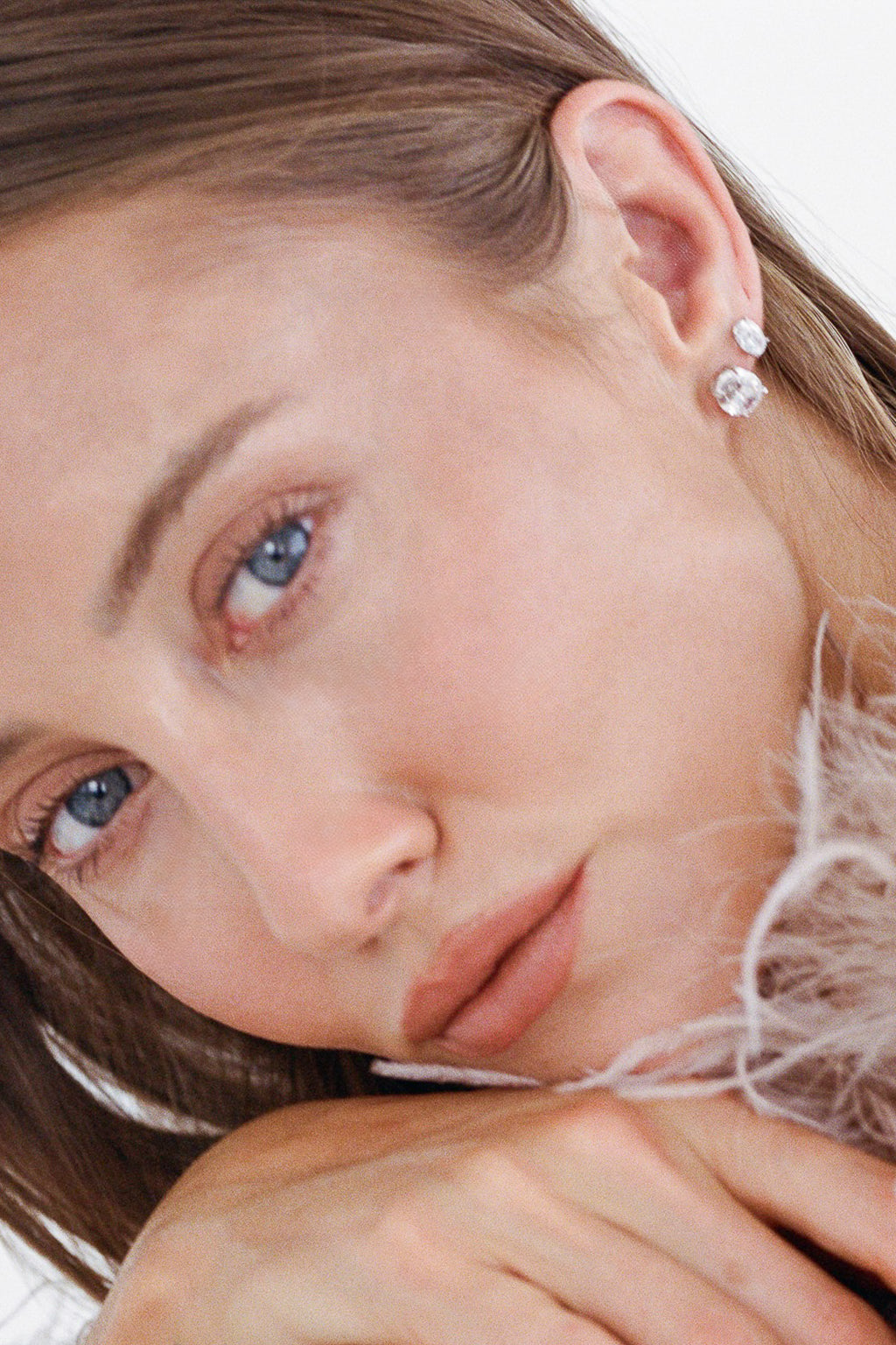 Oval Studs 2CT - Silver