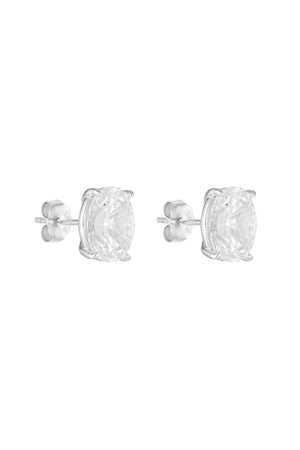 Porter Jewellery Oval Studs 2CT - Gold main image 1