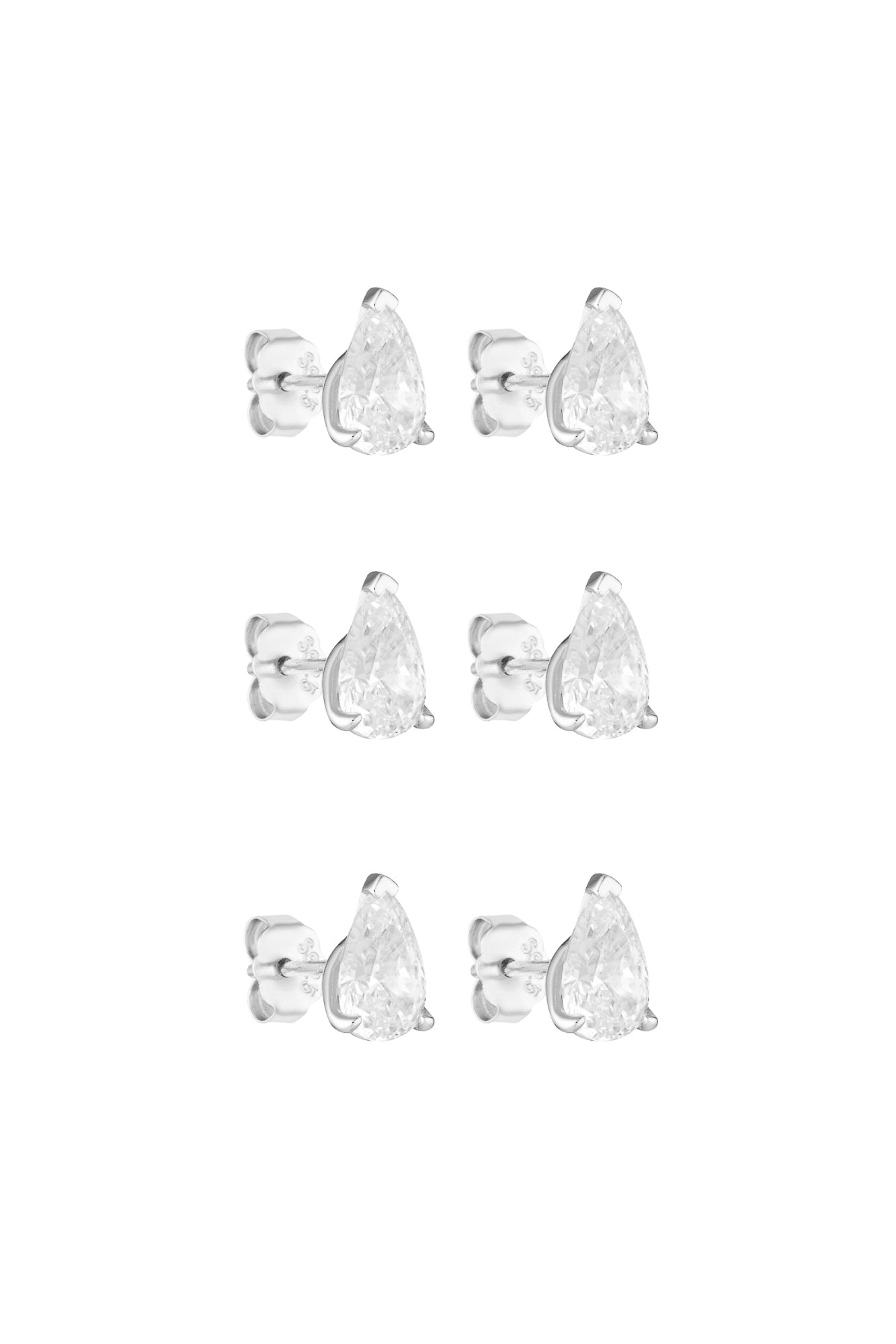 Bridesmaids Bundle - Pear Studs 1CT