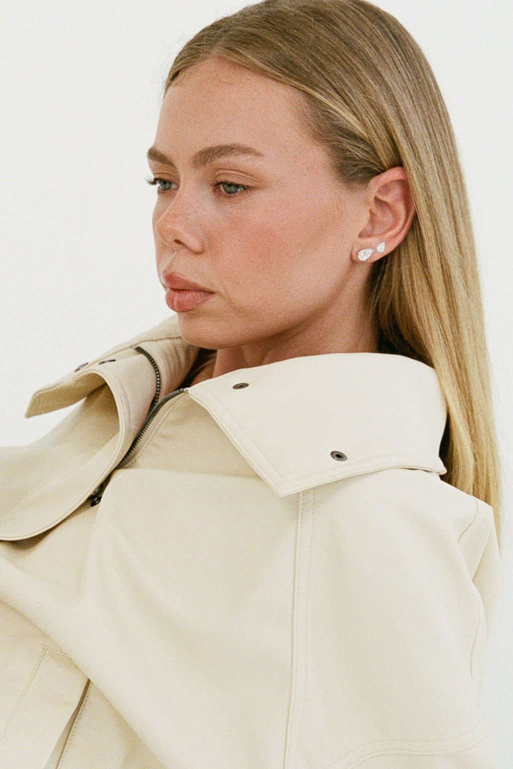 Pear Studs 2CT
