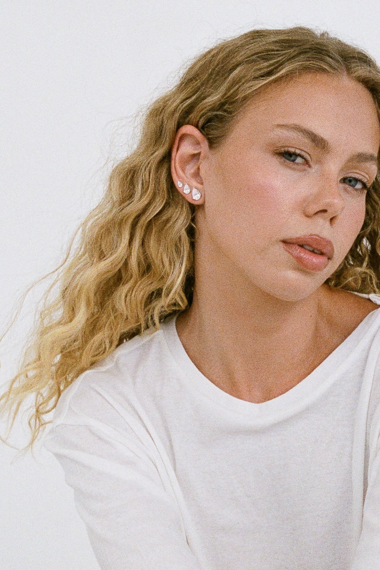 (Coming Soon) Pear Studs 2CT, 1CT & 0.5CT Set