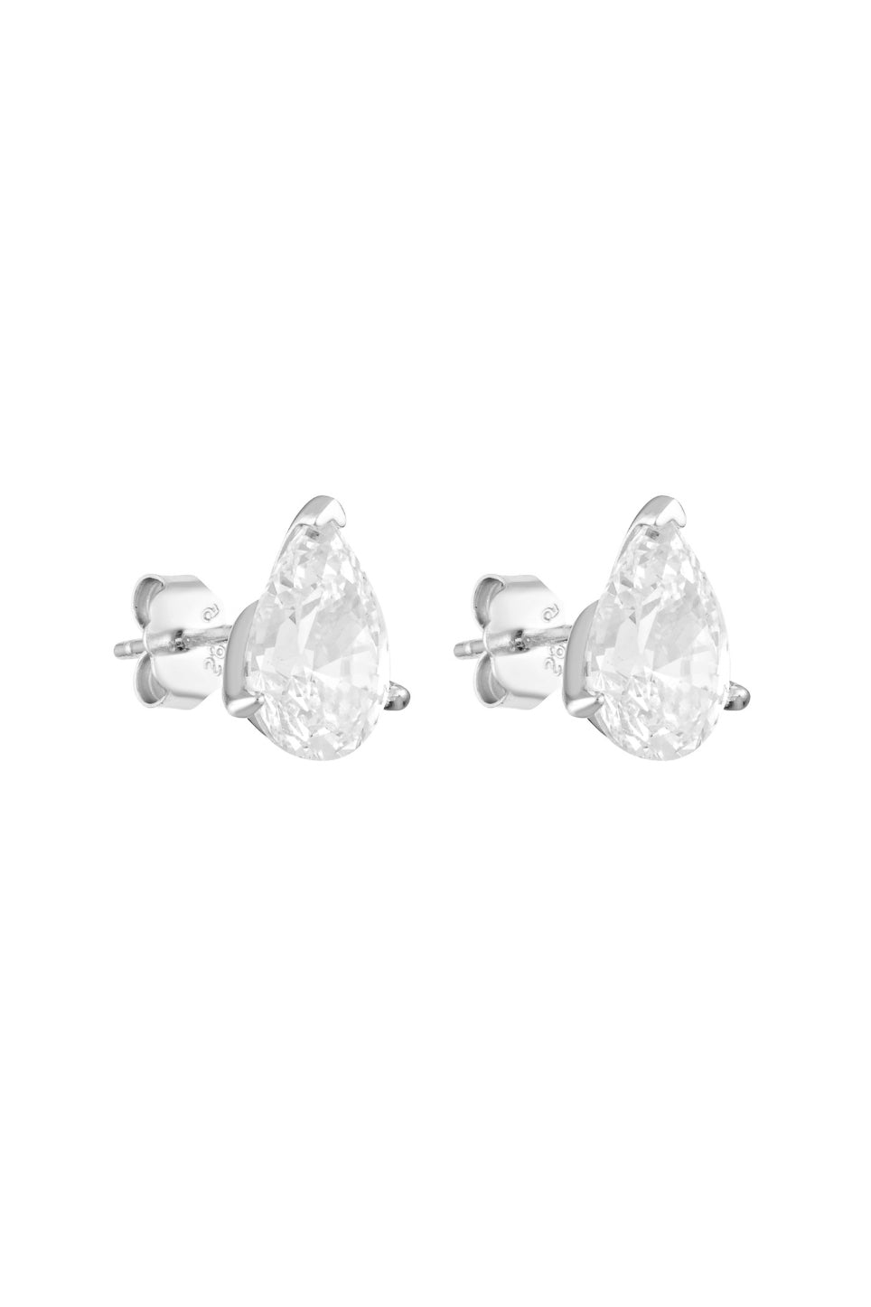 Porter Jewellery | Sterling Silver | Pear Studs 2CT