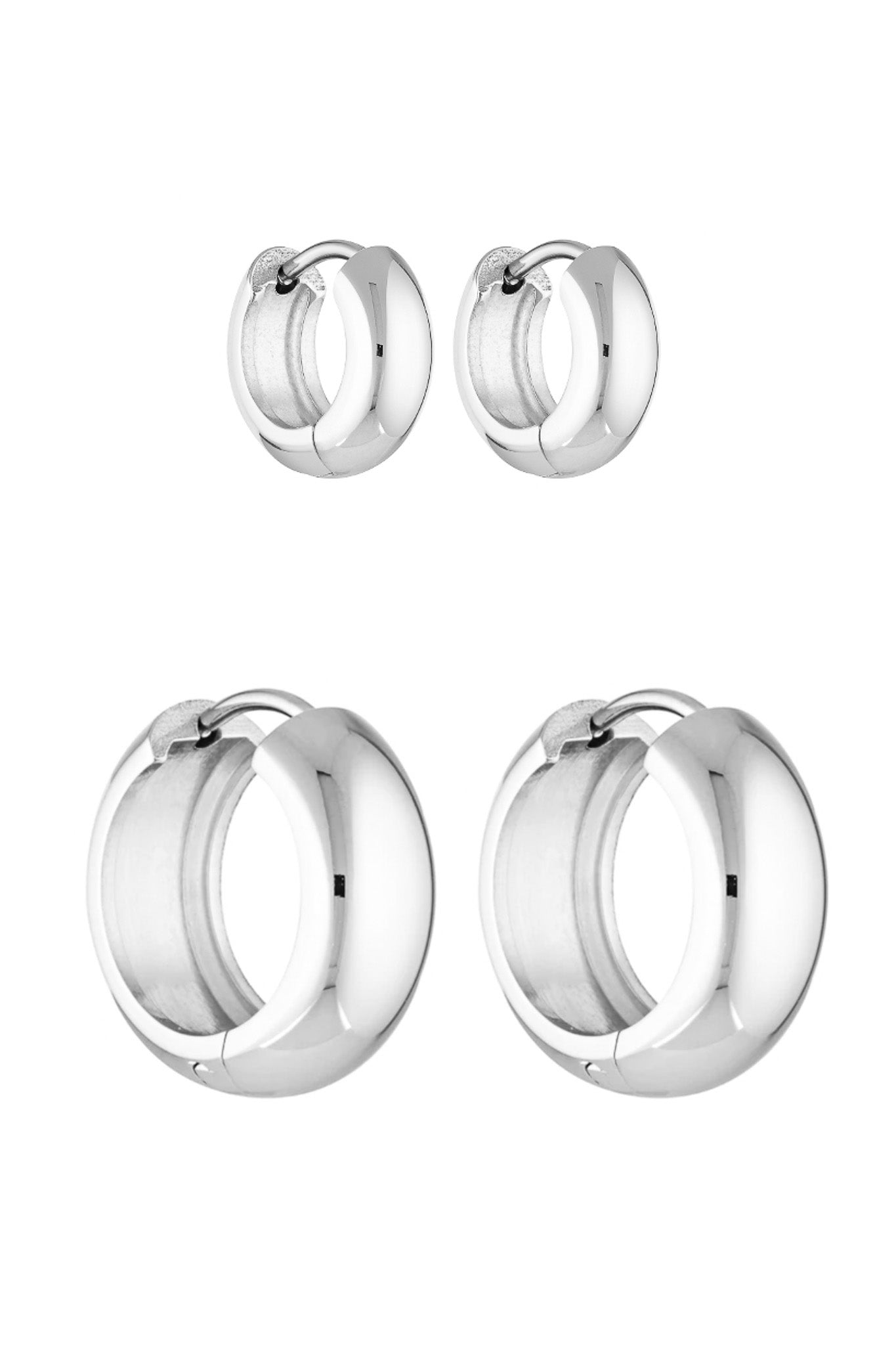 Petite Thick Huggies 8mm 18mm Set