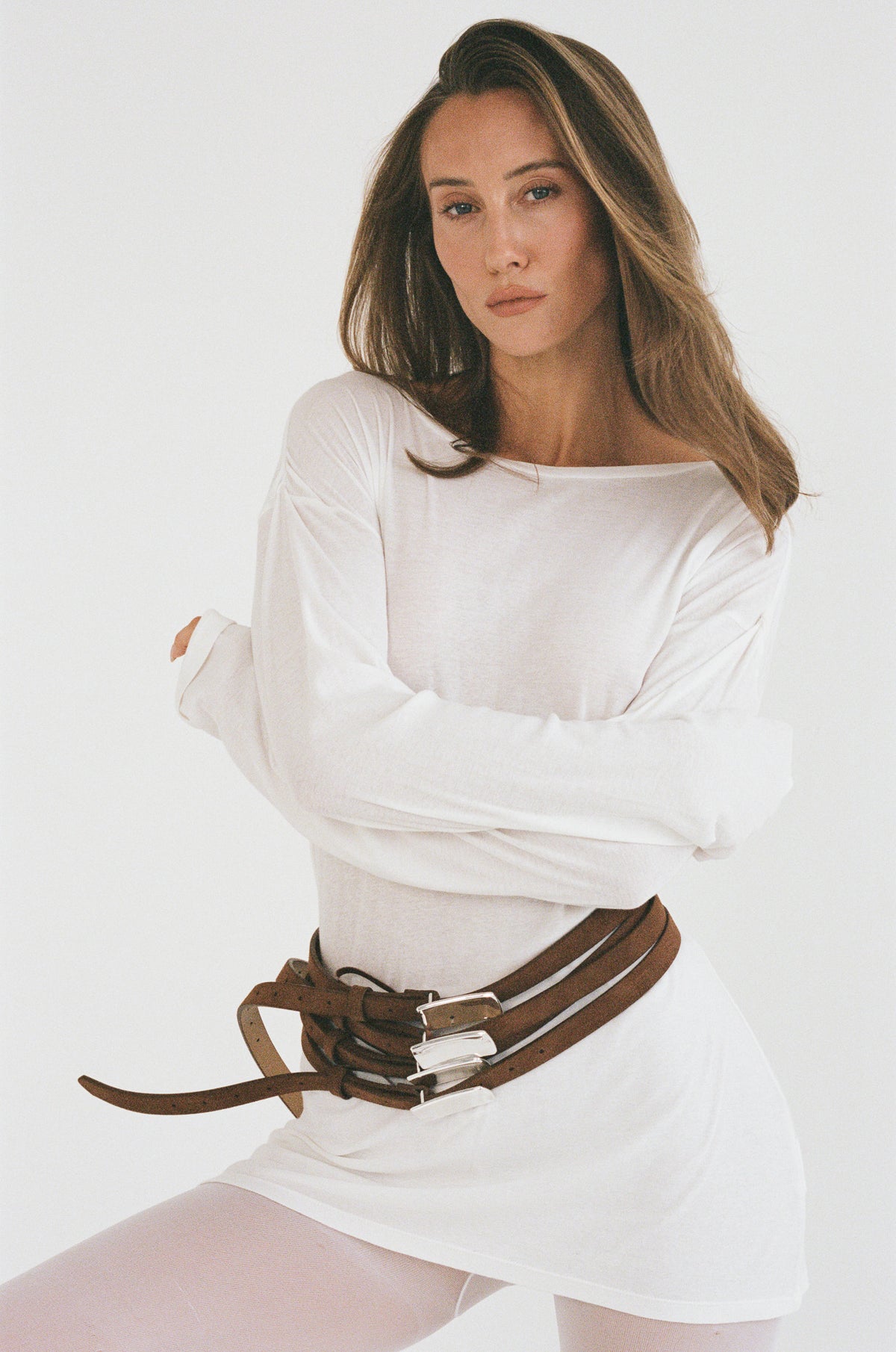 Porter Jewellery | Sterling Silver | Plate Belt Mocha Mousse