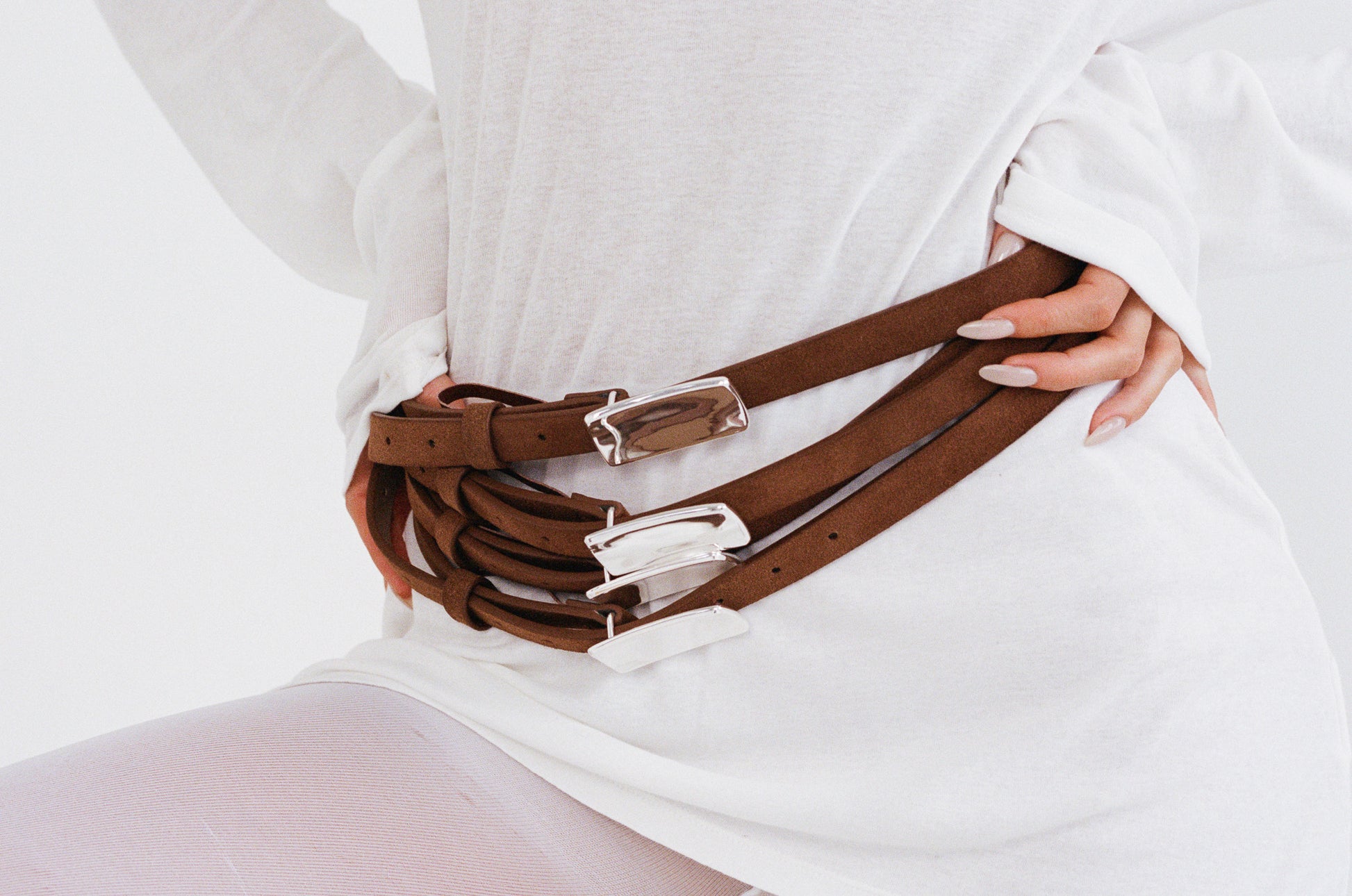 Porter Jewellery | Sterling Silver | Plate Belt Mocha Mousse