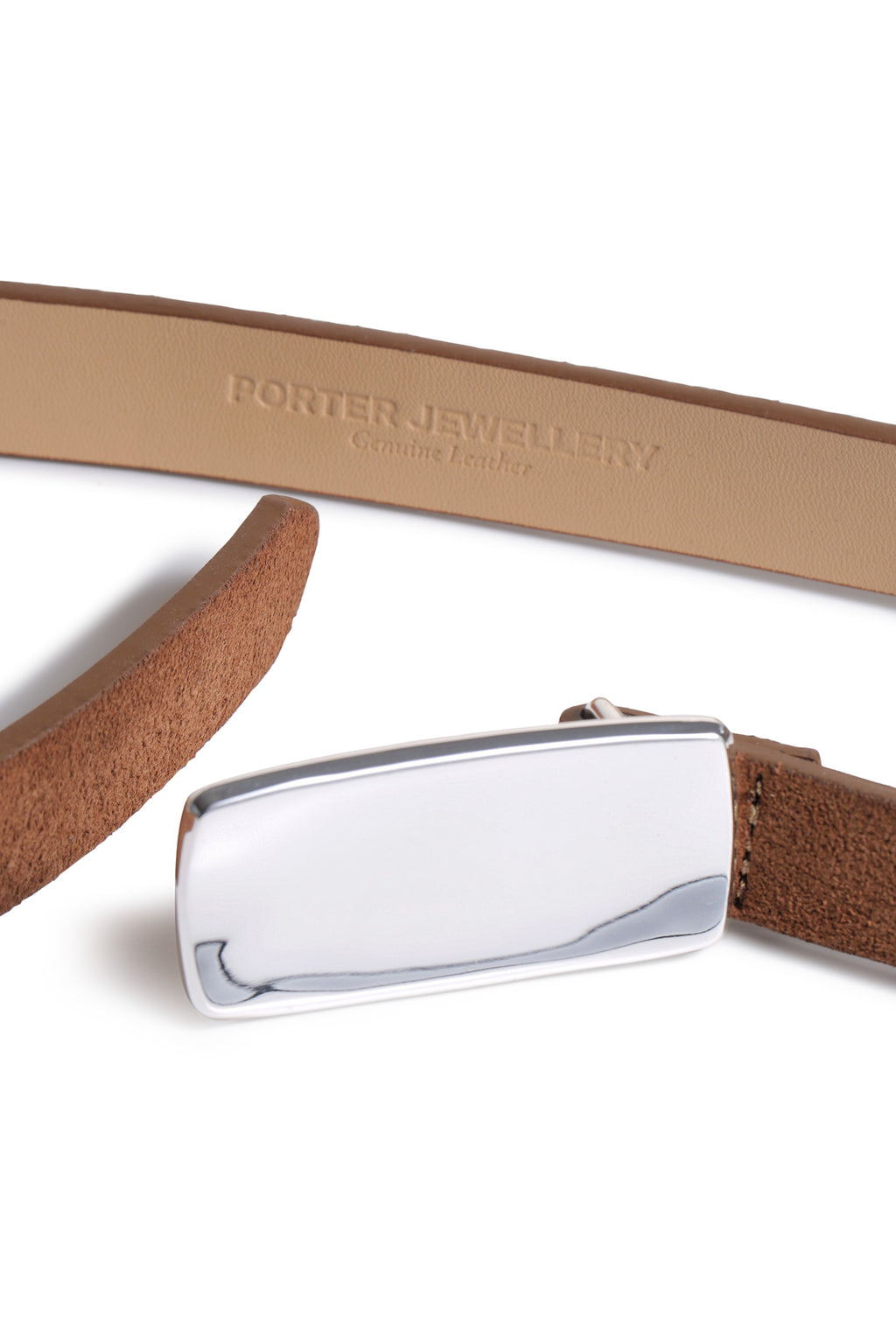 Porter Jewellery | Sterling Silver | Plate Belt Mocha Mousse