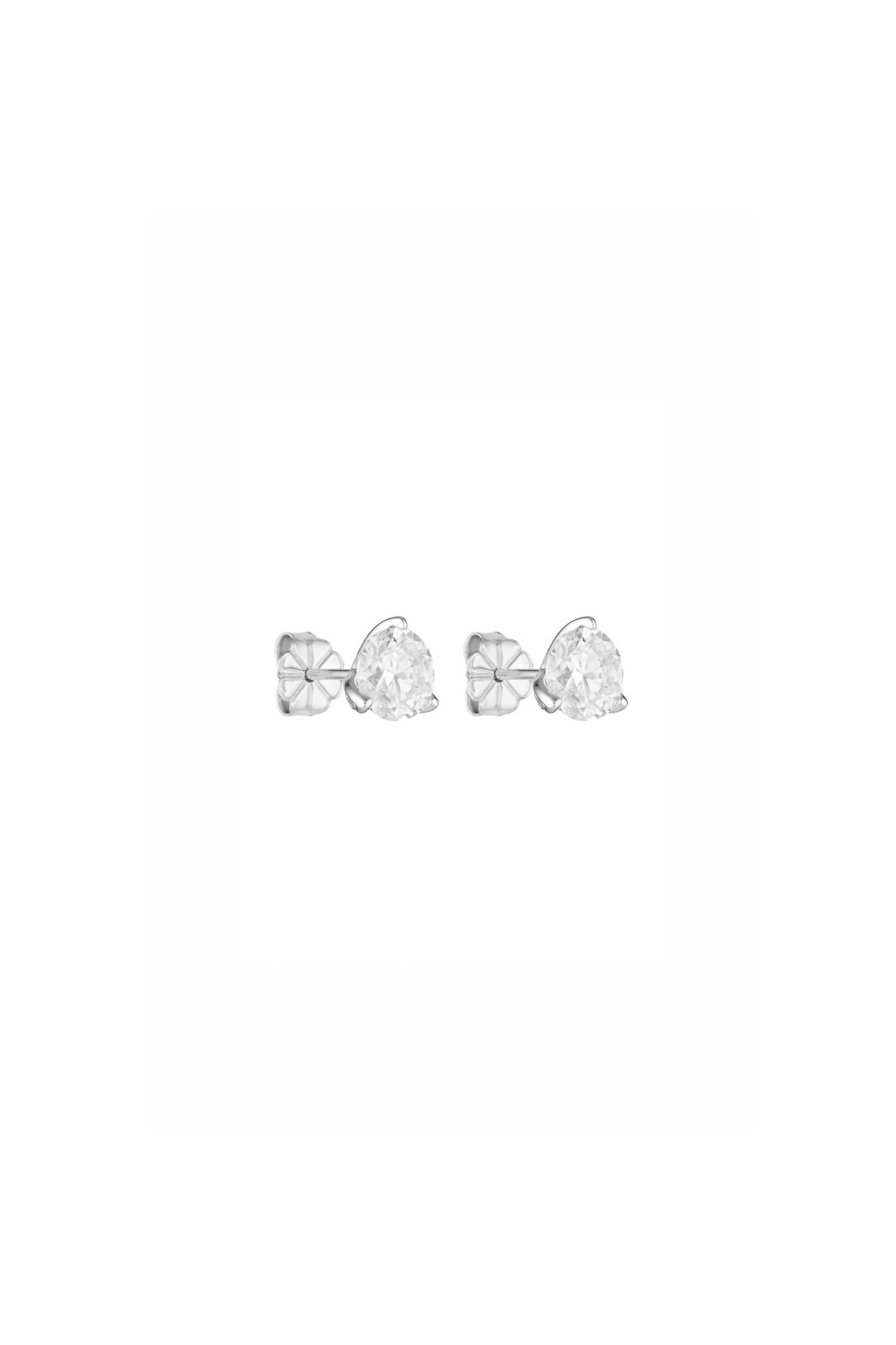 Porter Jewellery | Sterling Silver | Round Studs 0.5CT