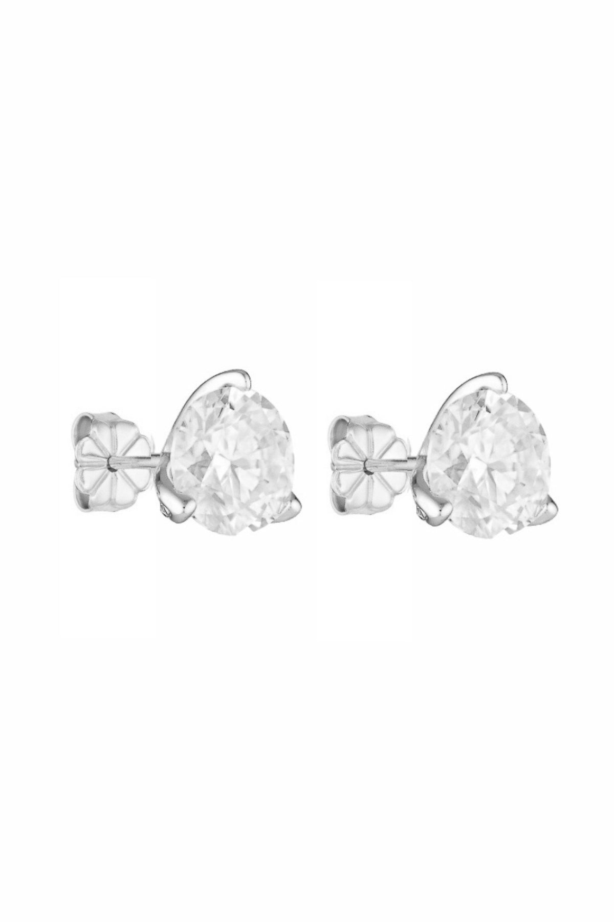 Porter Jewellery | Sterling Silver | Round Studs 3CT