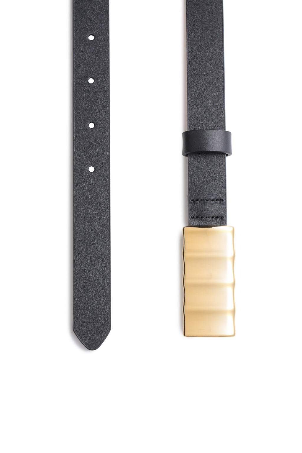 Porter Jewellery | 18k Gold Vermeil | Snail Belt Noir