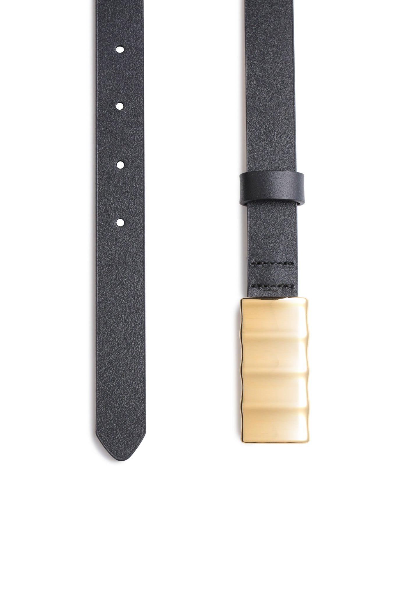 Porter Jewellery | 18k Gold Vermeil | Snail Belt Noir