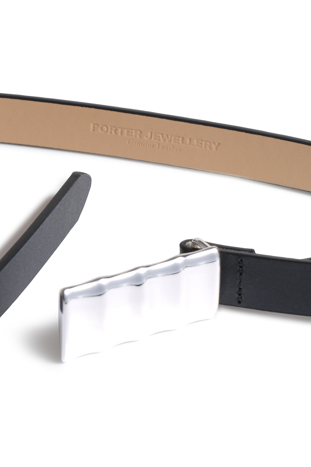 Porter Jewellery | Sterling Silver | Snail Belt Noir