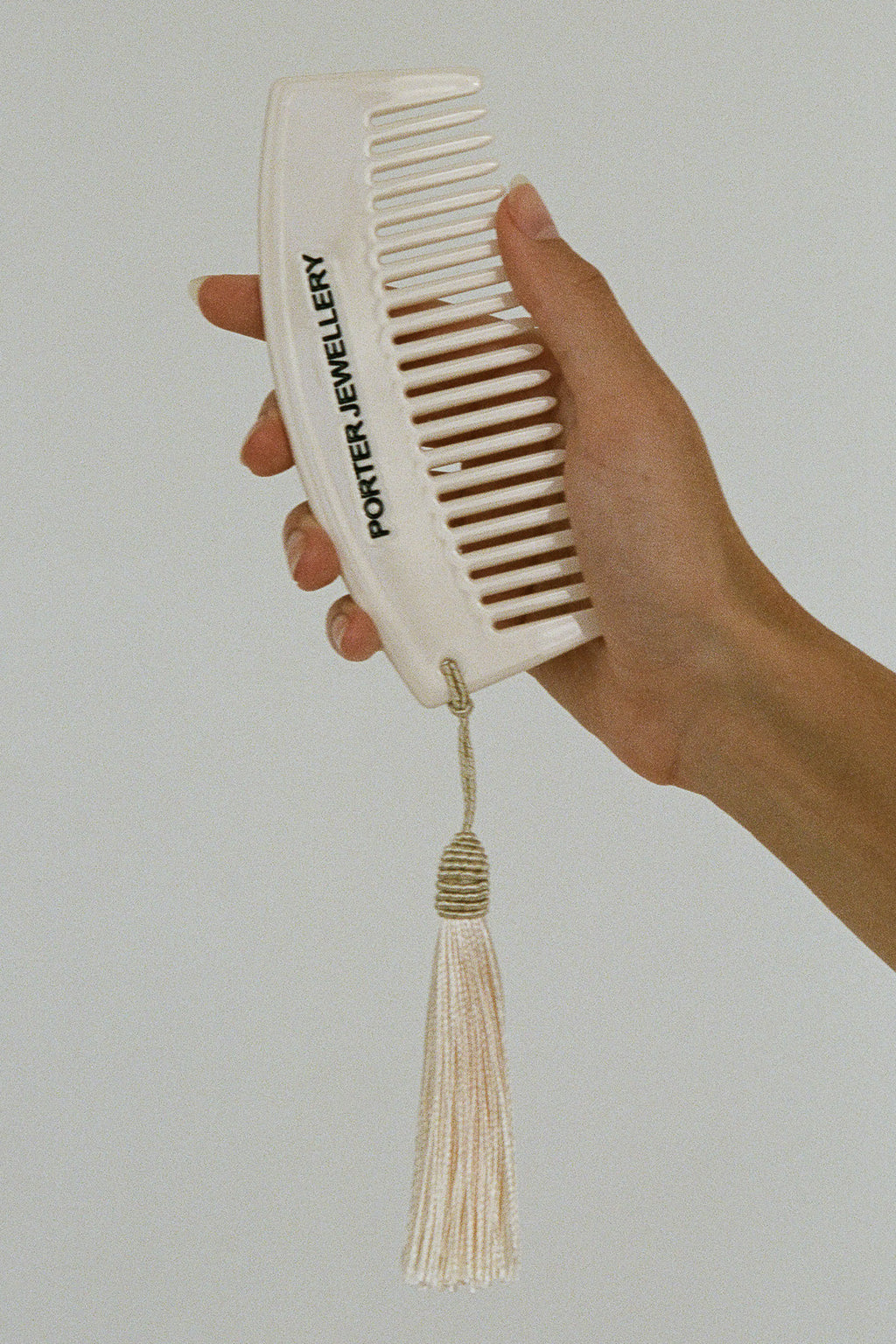 Tassel Comb - Creme