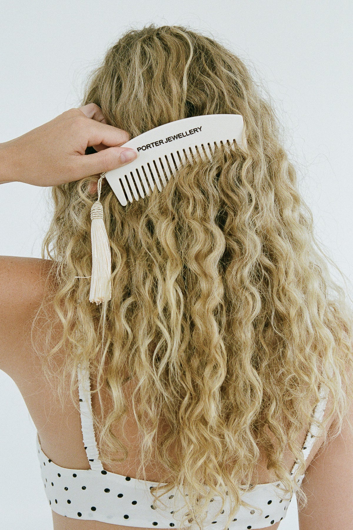 Tassel Comb - Creme