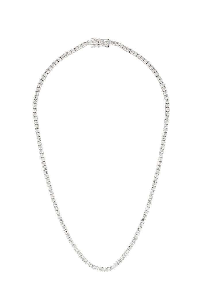 Porter Jewellery | White Gold Vermeil | Tennis Necklace