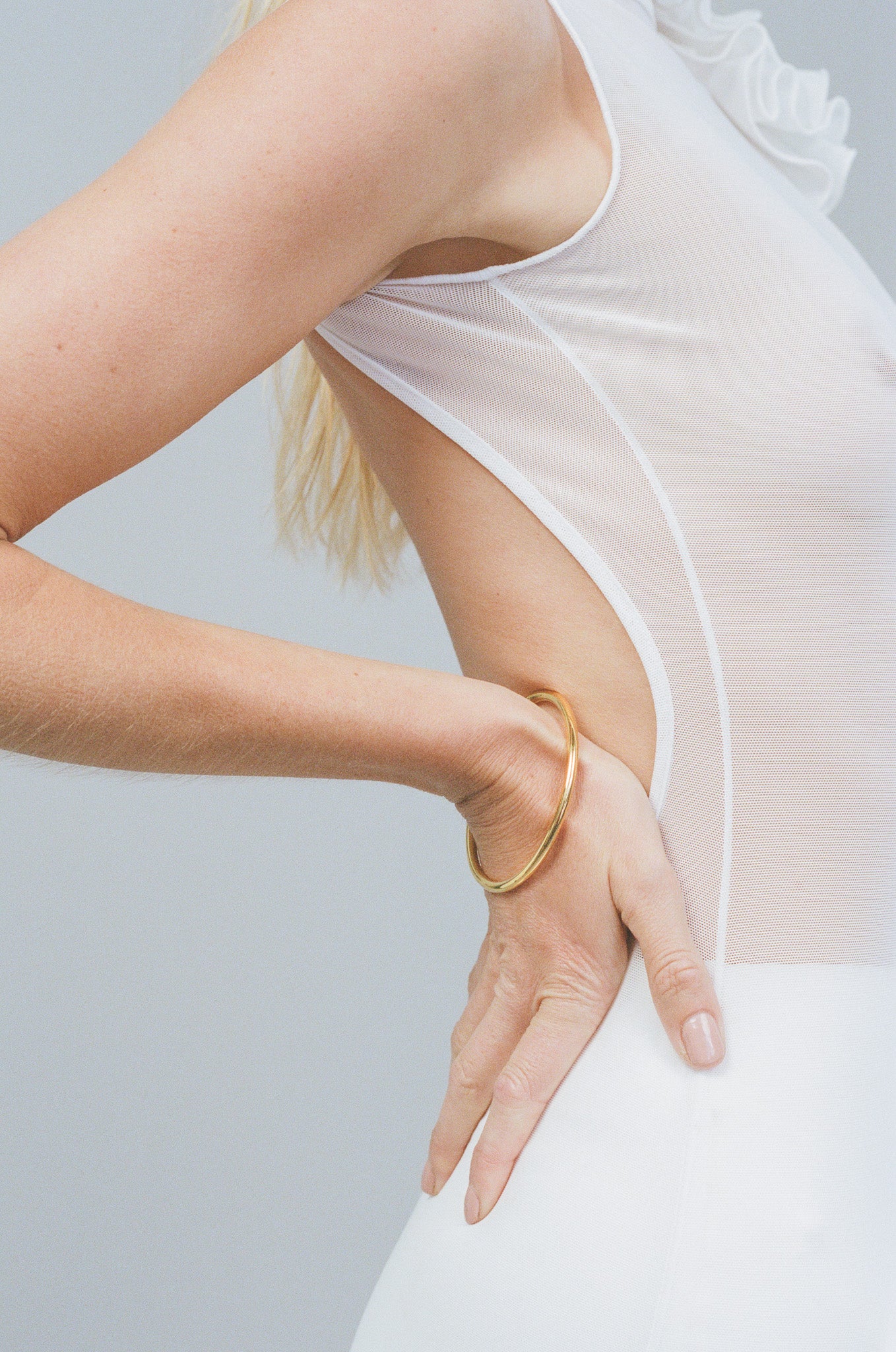 Porter Jewellery | 18k Gold Vermeil | Tube Bangle 6mm