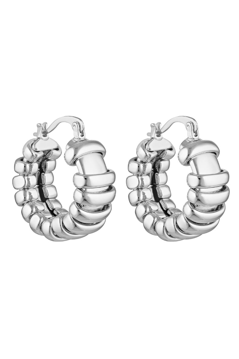 Porter Jewellery | 18k Gold Vermeil | Turtle Hoops Silver