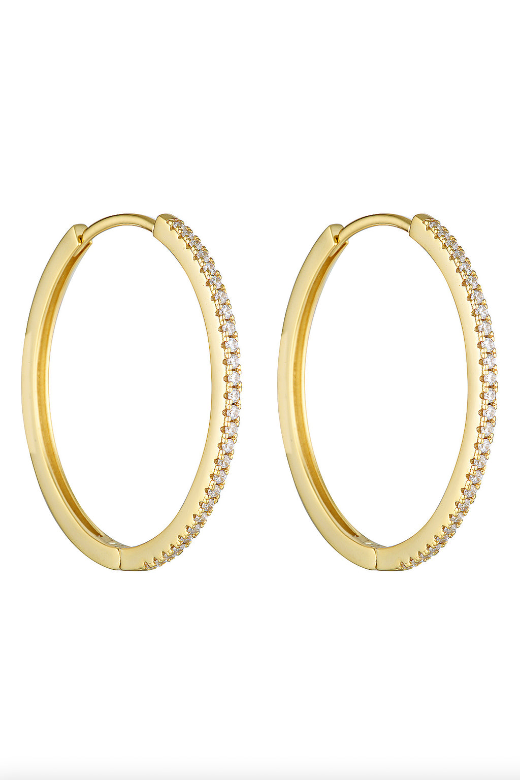 Porter Jewellery | 18k Gold Vermeil | Angel Hoops 30mm