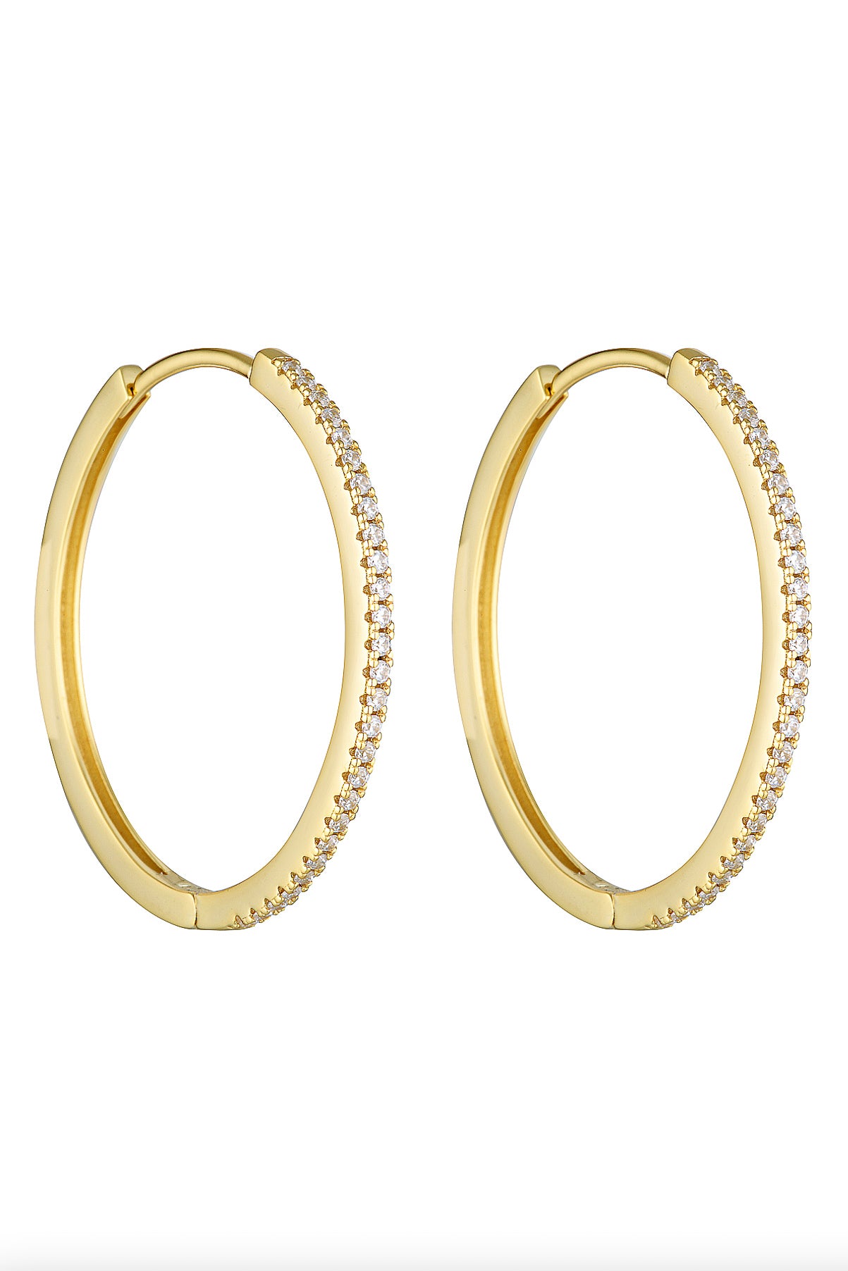 Porter Jewellery | 18k Gold Vermeil | Angel Hoops 30mm