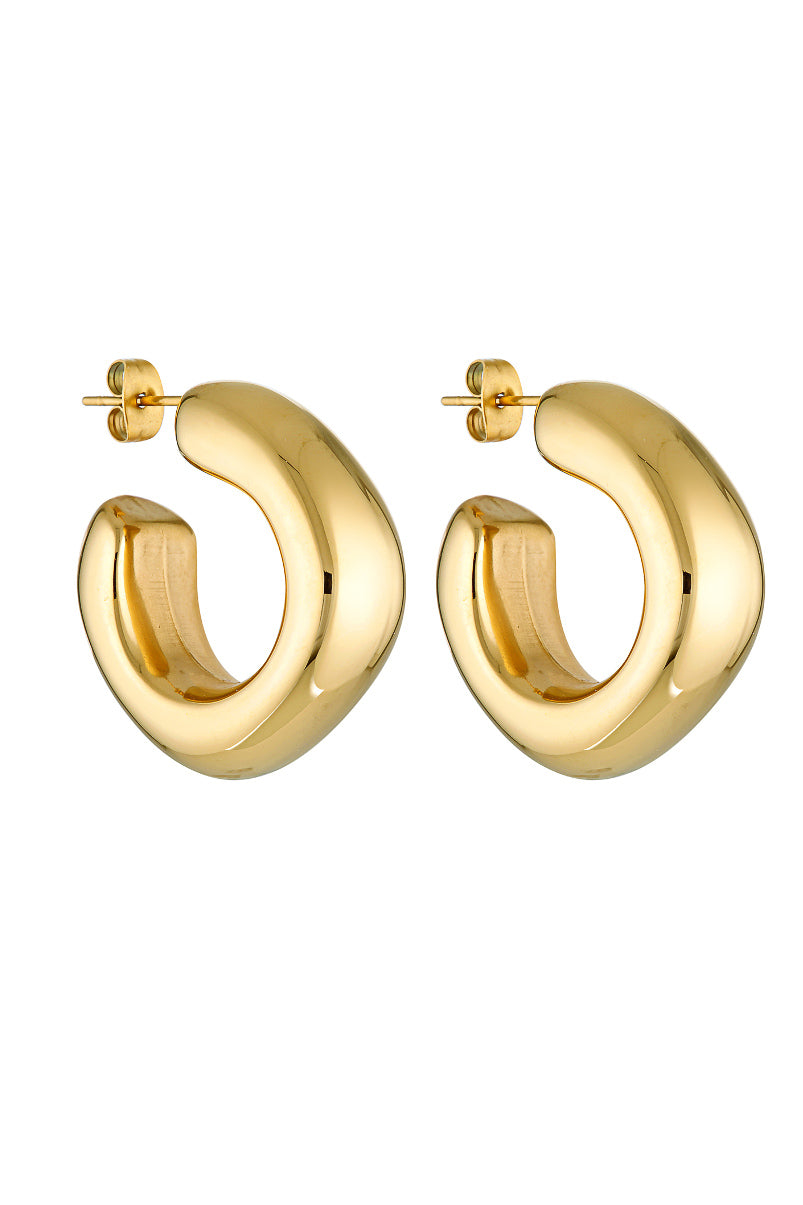 Porter Jewellery | 18k Gold Vermeil | Dina Hoops
