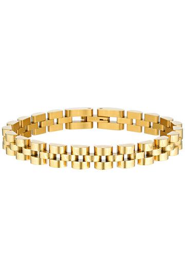 Fine Baby Link Bracelet - Gold