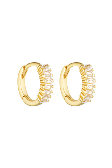 GEMINI HUGGIES - GOLD/CLEAR