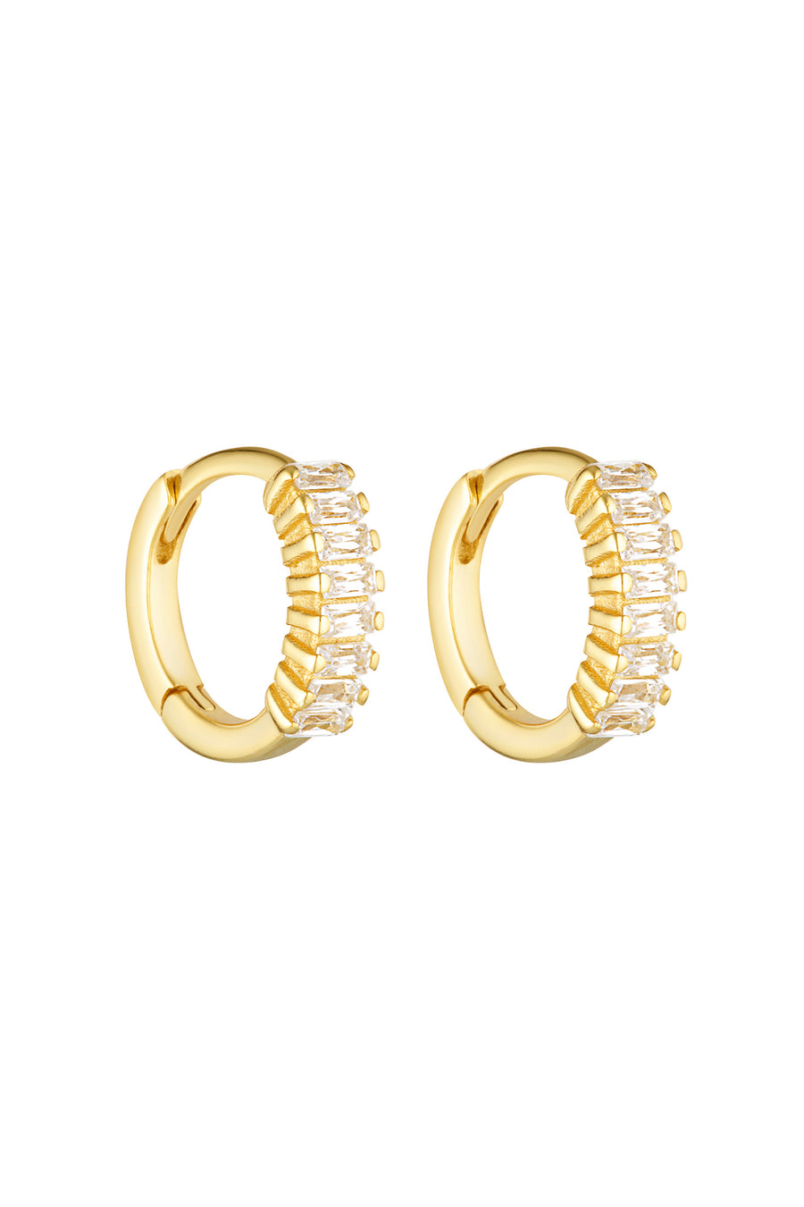 GEMINI HUGGIES - GOLD/CLEAR