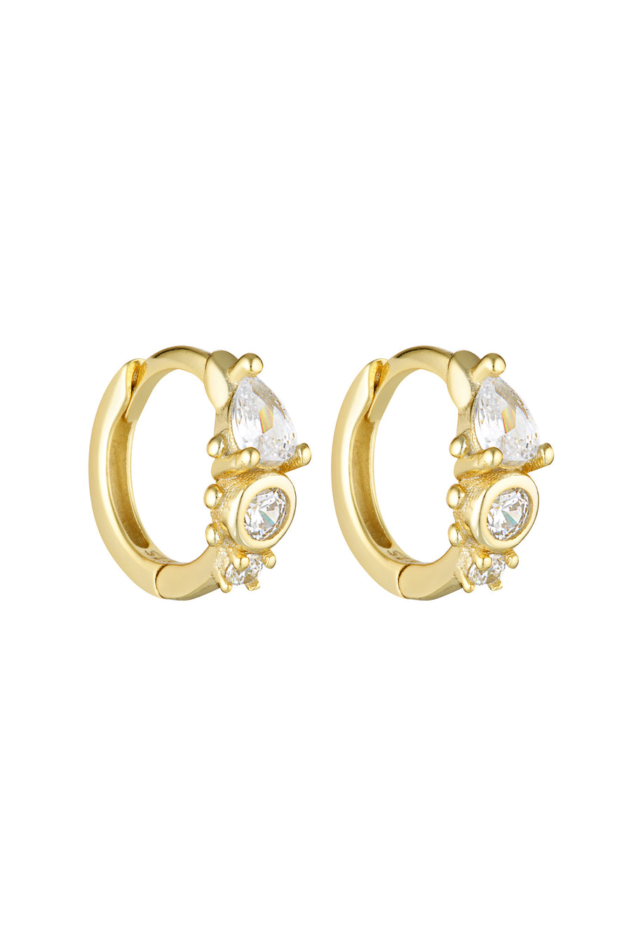 HEIRLOOM HUGGIES - GOLD/CLEAR