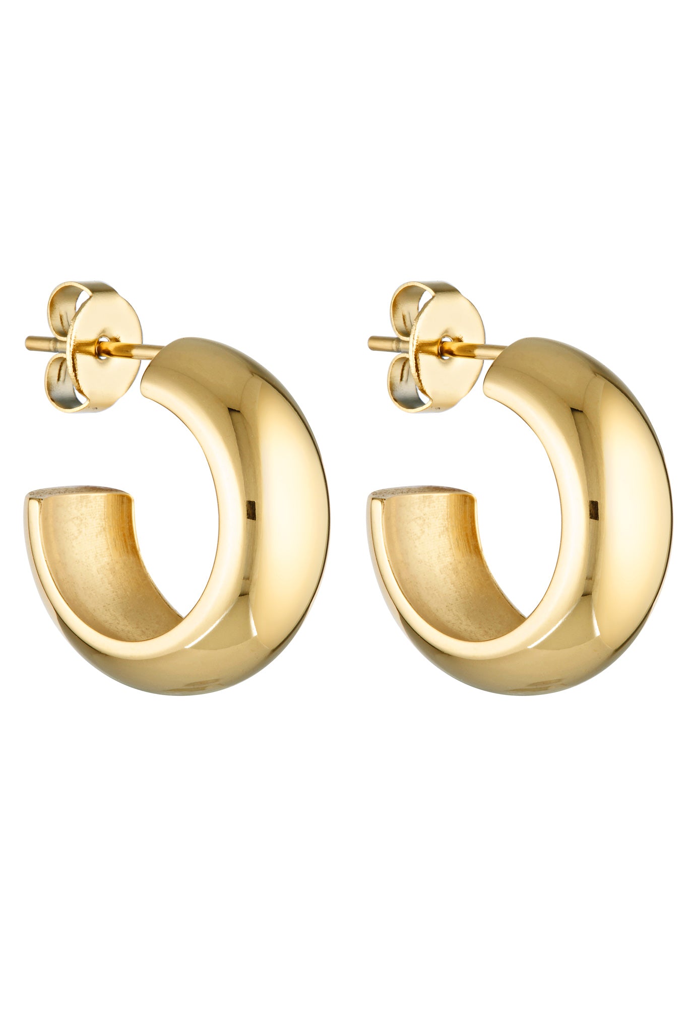 Porter Jewellery | 18k Gold Vermeil | Mini Dome Hoops