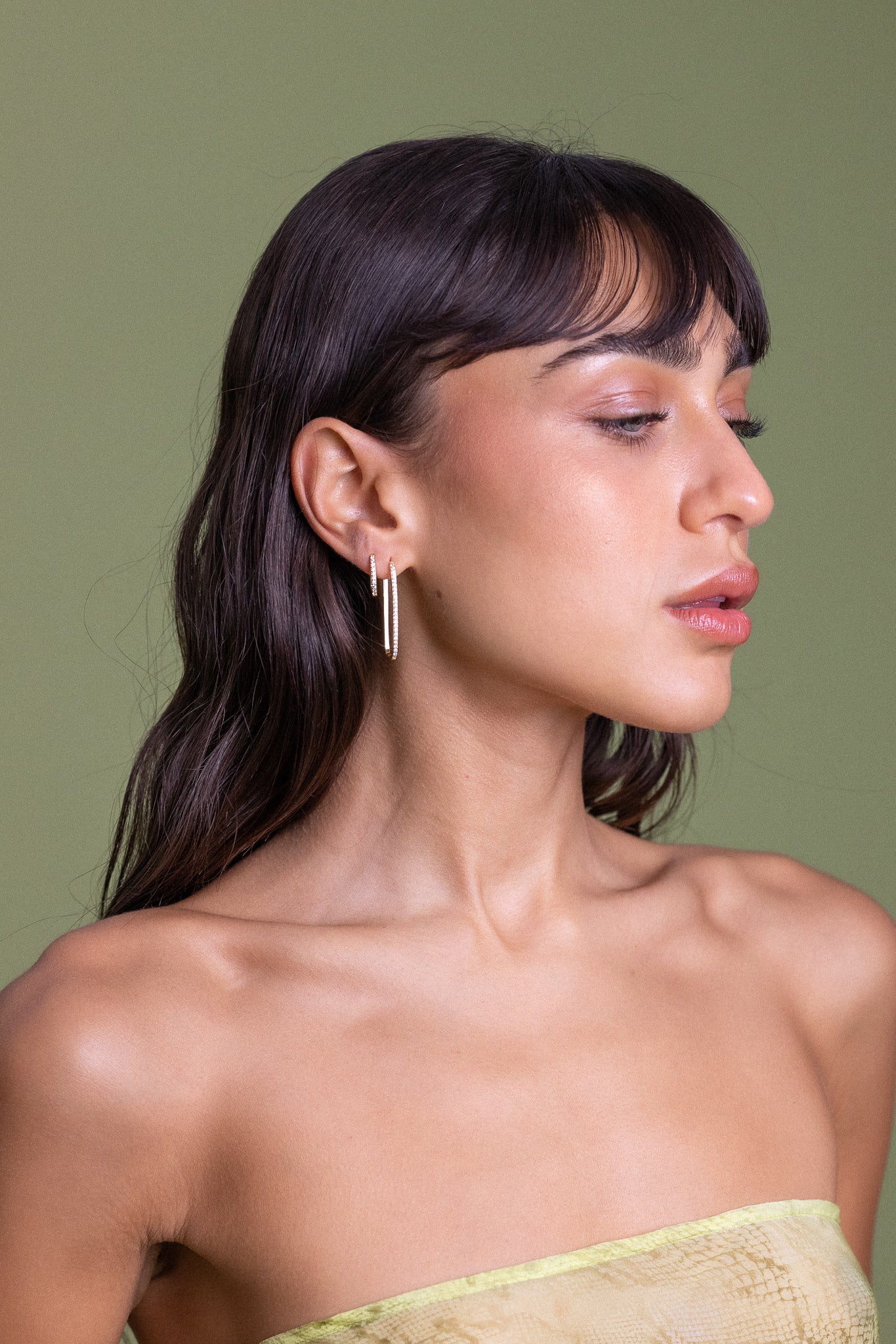 Porter Jewellery | 18k Gold Vermeil | Oval Angel Hoops 15mm
