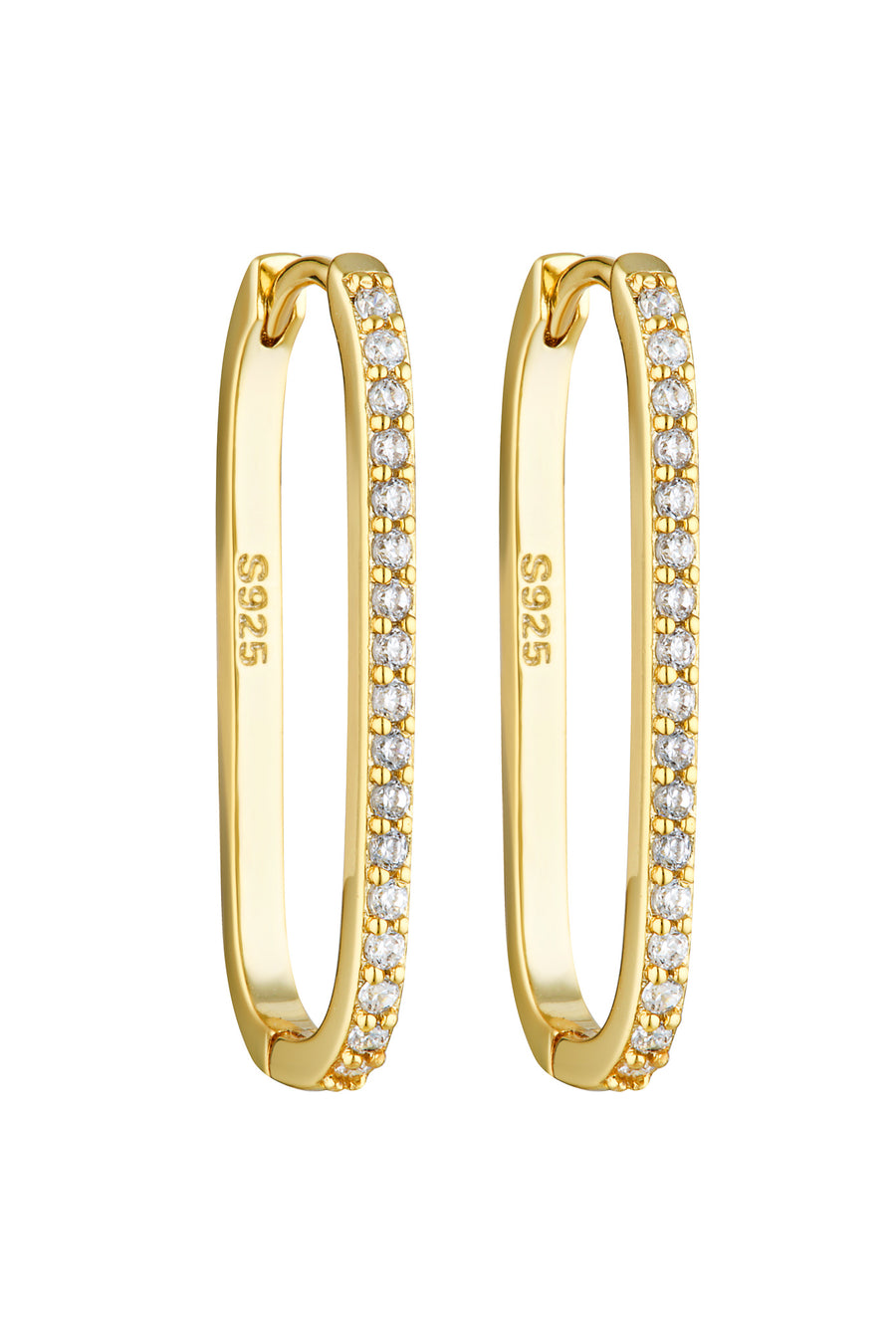 OVAL ANGEL HOOPS - 25MM