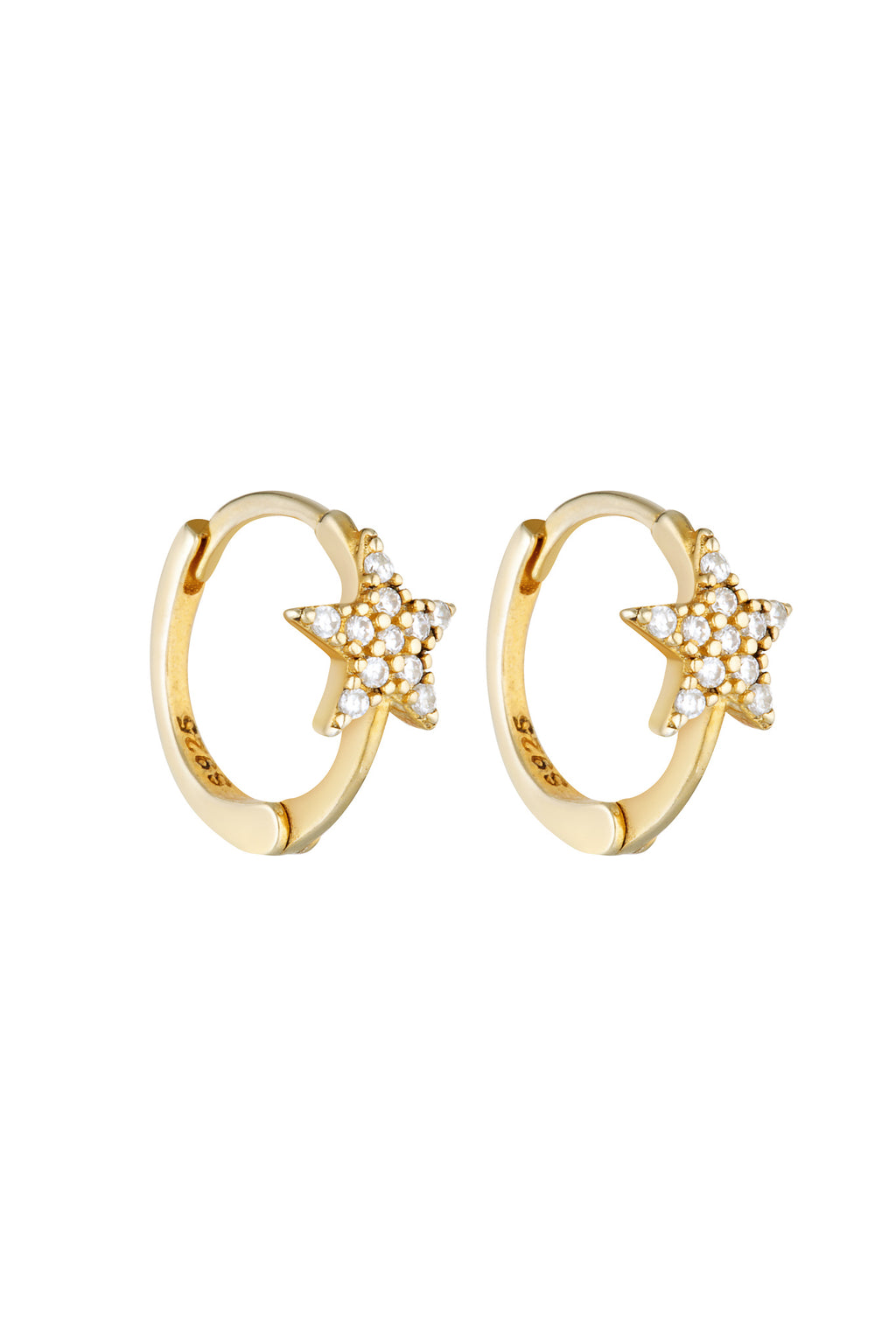 Porter Jewellery | 18k Gold Vermeil | Star Huggies
