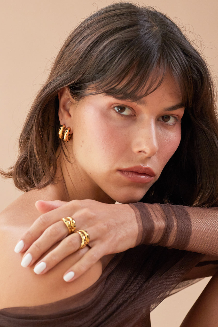 MALI HOOPS - ONYX